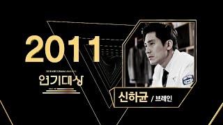 [LIVE] 2011년  신하균 브레인  KBS연기대상 시상식(KBS DRAMA AWARDS)