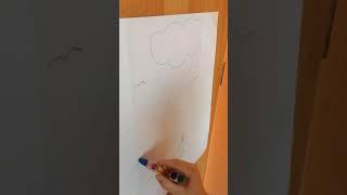 Grafomotorika Prší prší - rovné čáry