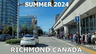 RICHMOND BC CANADA Summer 2024 City Driving Tour