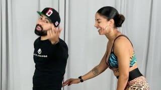 FREE ONLINE BACHATA FOOTWORK & PARTNERWORK CLASS [LA ALEMANA x EL TIGUERE]