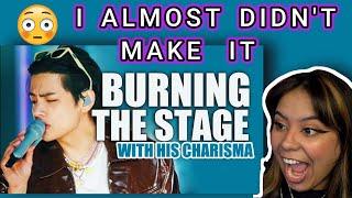 Kim Taehyung burning the stage with his charisma (BTS V fancams compilation) | FIRST TIME REACTION!