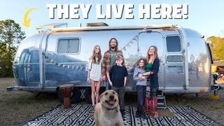 Family of Five Sold Everything They Own To Live in a Renovated Airstream