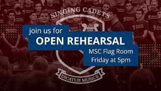 Texas A&M Singing Cadets Open Rehearsal 2015