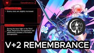 REMEMBRANCE IS THE BEST !! | HSR Gold & Gears Difficulty V + 2