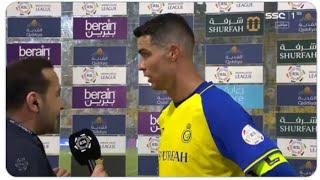 Interview | Ronaldo vs Al shabab | Saudi Pro League 