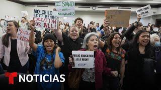 Protestan ley que permitiría negarle la educación a niños indocumentados | Noticias Telemundo