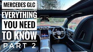 New 2024-2023 Mercedes-Benz GLC. Interior and Exterior features and how to use them PART 2