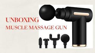 UNBOXING Muscle Massage Gun