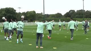 Tottenham Training Today / Warm Up + Activation Drills With Ball