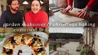 Garden makeover and butternut squash Christmas wreath  vlogmas day 19