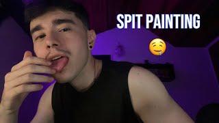 Hypnotic Spit Painting ASMR | Focus, Relax, and Tingle Like Never Before