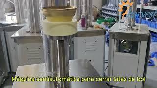 Máquina cerradora de latas semiautomática, mejor fabricante