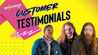 BuyOrBorrow Music Customer Testimonials