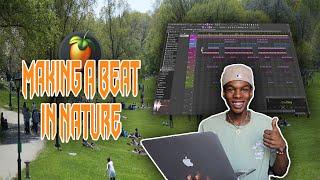 Making a Beat Outside in Nature | FL Studio