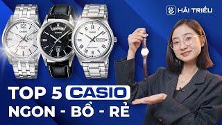 5 chiếc đồng hồ NGON BỔ RẺ của Casio MTP mà có thể bạn chưa biết