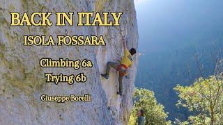 Climbing 6a, Trying 6b / Climbing in Umbria / Giuseppe Borelli