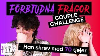 "Vem flörtar mest utanför förhållandet?" | Förbjudna frågor - Couple challenge!