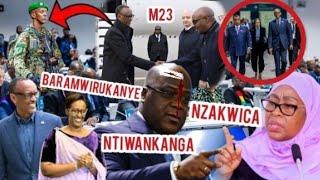 TSHISEKEDI ARWANIYE MUNAMATANZANIABAMUMENA UMUTWENGUYU UMWANZURO UFATIWE MUNAMA YABAKURU BIBIHUGU