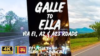 Galle to Ella via E1, A2 & A23 | 3-Hour Road Trip to the Little Paradise #visitsrilanka 