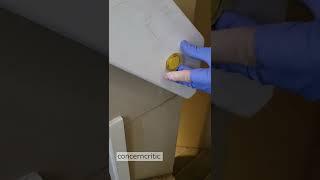 How to look for screws inside a painted wood using a fridge magnet