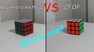 CFOP vs Beginners Method | Is CFOP worth learning?