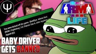 ARMA 3: Kamdan Life Mod — Baby Driver Gets BANNED!