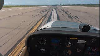 (4K) POV Cessna 172 - How to Fly IFR, ATC Comms, Taxi, Takeoff, ILS, Landing, Shutdown