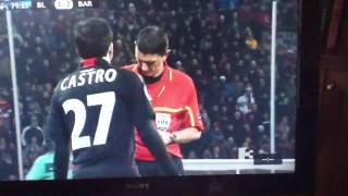 Sergio busquets vs Gonzalo Castro