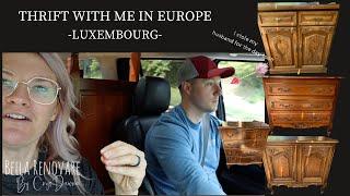 Thrift With Me in Europe | Finds In Luxembourg with Crys'Dawna from Bella Renovare