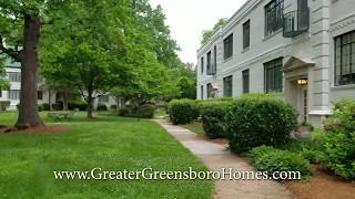 Downtown Greensboro Condo For Sale! 1700 N. Elm #D4 in Historic Country Club Condos