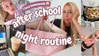 AFTER SCHOOL Night Routine * POV: ich liebe Hausaufgaben | MaVie Noelle