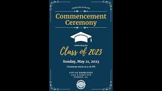 City of Knowledge: Commencement Ceremony Celebrating the Class of 2023