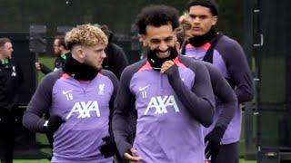 Trent Alexander-Arnold and Diogo Jota TRAIN as Liverpool prepare for Atalanta Europa League clash