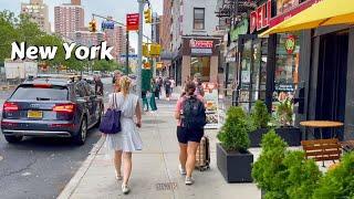 Streets Of New York City 4k Video - Manhattan Summer Walking Tour Murray Hill 2nd Avenue Walk