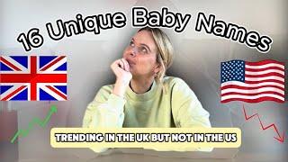 16 Unique Baby Names (Trending in the UK but NOT in the US)