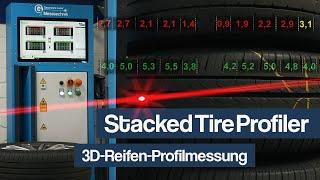 Reifenservice bei Reifen Fricke - StackedTireProfiler - 3D-Reifen-Profilmesslösung