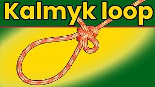 Kalmyk loop knot | Tie a quick release loop