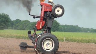 Man Performs Amazing Stunts On Tractor