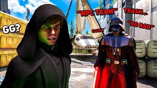 ONE OF THE MOST TOXIC GAMES OF BATTLEFRONT 2 HEROES VS VILLAINS... (Battlefront 2)