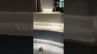 Solid Surface display counter