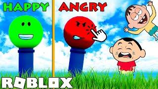 Don't Make The Button Angry In ROBLOX | Khaleel and Motu Gameplay