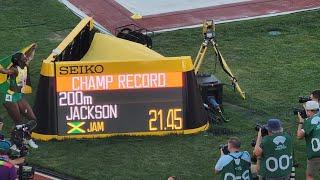 Shericka Jackson WINS 200m Final 21.45 || 2022 WORLD CHAMPIONSHIP OREGON