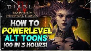 How to Powerlevel Alt Characters in Diablo 4 Season 5!