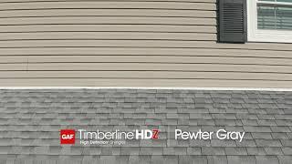 GAF Roofing | Timberline® HDZ™ Pewter Gray Shingles