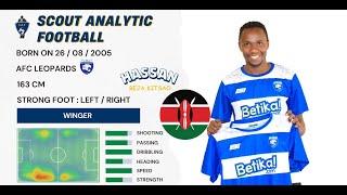 HASSAN BEJA KITSAO ( KENYA NATIONAL TEAM ) ( WINGER - AFC LEOPARDS KENYA )