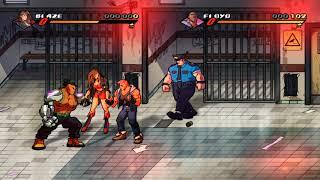 Streets of Rage 4 Blaze Fielding Ryona (Grabbed by Floyd)