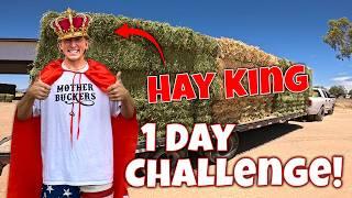 Hay King's RACE Against Time! Can He Sell 108 Bales Today?!