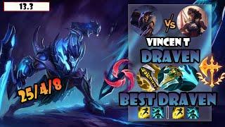 ENG SUB【Vincent Draven】S12 CN Best Draven Vs Samira |  25 Kills