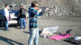 Mike Bones shooting the WASR