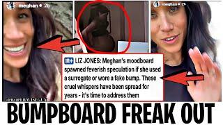 Meghan Markle in “BUMP BOARD” PANIC MODE?! Frantic Post EXPOSES Secret Details She Tried to HIDE! 